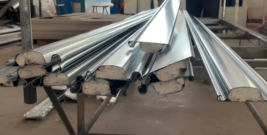 Steel fireproof rolling shutter door
